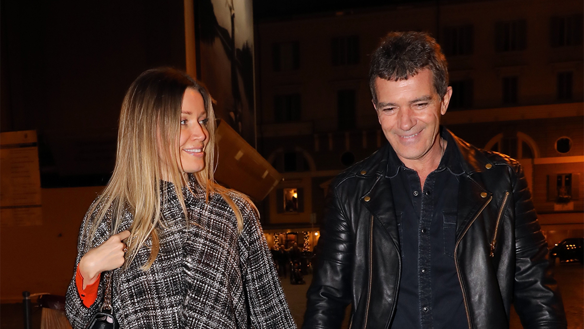 Nicole Kempel y Antonio Banderas