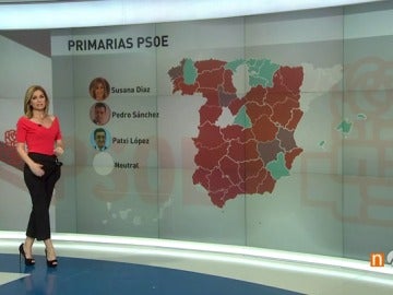 Frame 21.751111 de: Susana Díaz cuenta con el apoyo de la mayoría de los presidentes autonómicos y líderes provinciales del PSOE