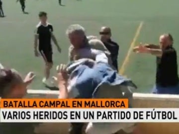 Pelea entre padres en un partido de infantiles en Mallorca