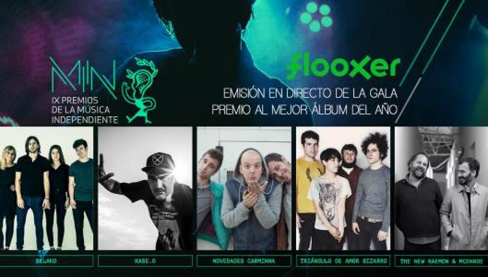 Flooxer presenta la IX edición de los Premios de la Música Independiente (MIN)