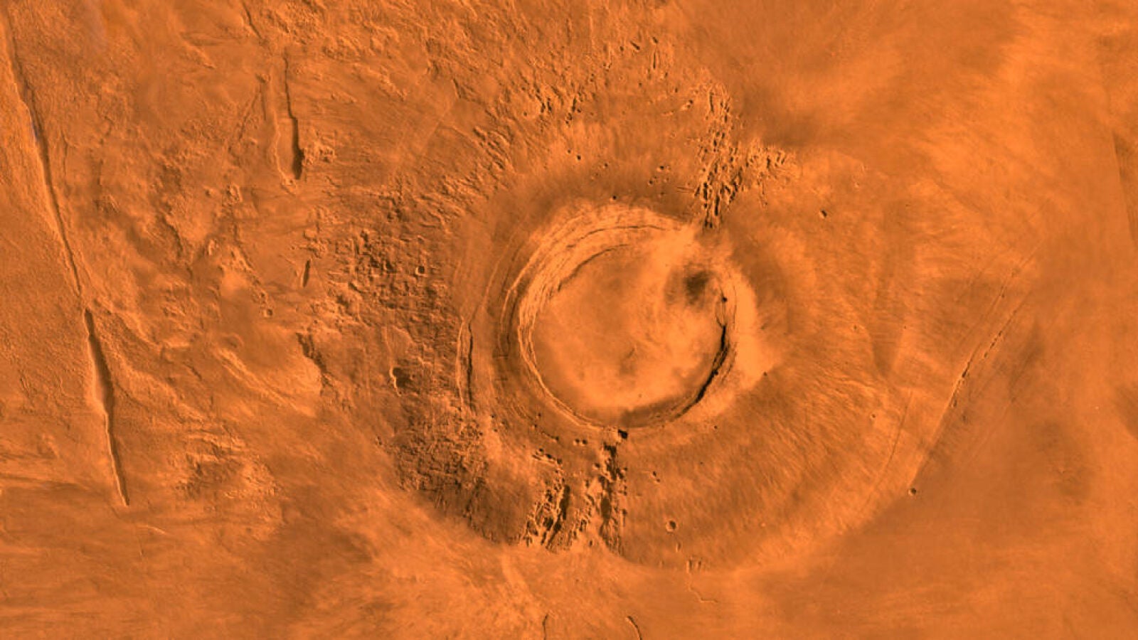 La Nasa revela que un volcán de Marte estuvo activo cuando en la Tierra había dinosaurios