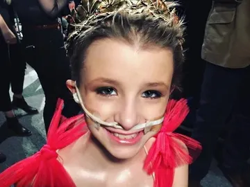 Trinity Faith Moran en la Semana de la Moda de Nueva York Trinity Faith Moran en la Semana de la Moda de Nueva York