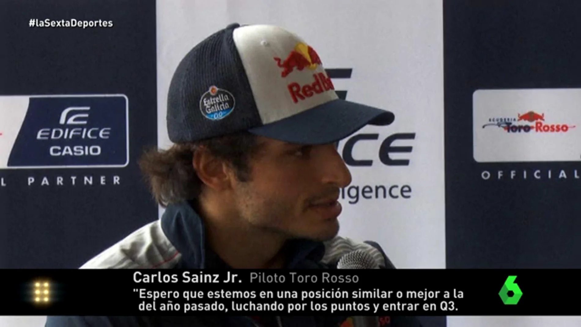 Frame 44.717842 de: Carlos Sainz, optimista con su coche de cara al inicio del mundial de Fórmula 1
