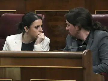Pablo Iglesias e Irene Montero Pablo Iglesias e Irene Montero