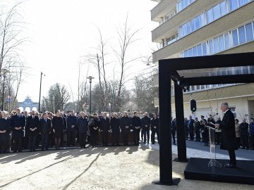 Minuto de silencio en Bruselas