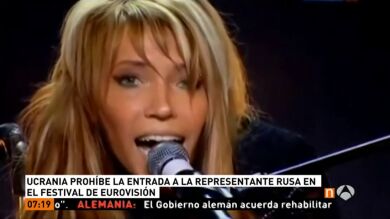 Ucrania veta a la representante de Rusia en Eurovisión