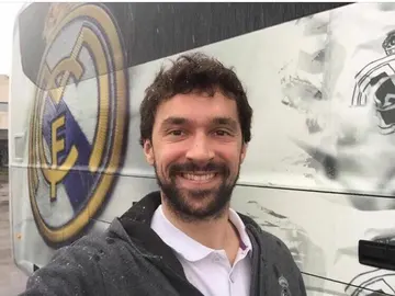 El mensaje de Sergio Llull en la cuenta de Andrés Iniesta El mensaje de Sergio Llull en la cuenta de Andrés Iniesta