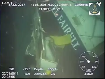 Encuentran un cadáver en las inmediaciones del pesquero hundido en aguas de Barcelona Encuentran un cadáver en las inmediaciones del pesquero hundido en aguas de Barcelona