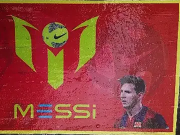 Paquete de cocaína con la cara de Messi Paquete de cocaína con la cara de Messi