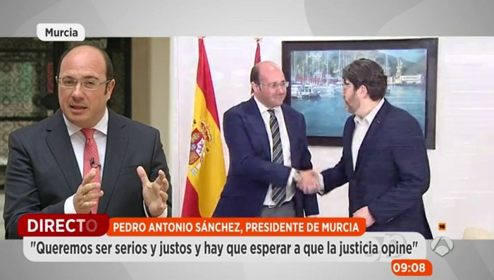 Frame 149.818658 de: El presidente de Murcia: "Vamos a eliminar el impuesto de sucesiones el próximo año"