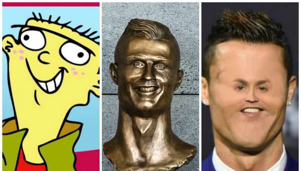 Los memes del busto de Cristiano Ronaldo