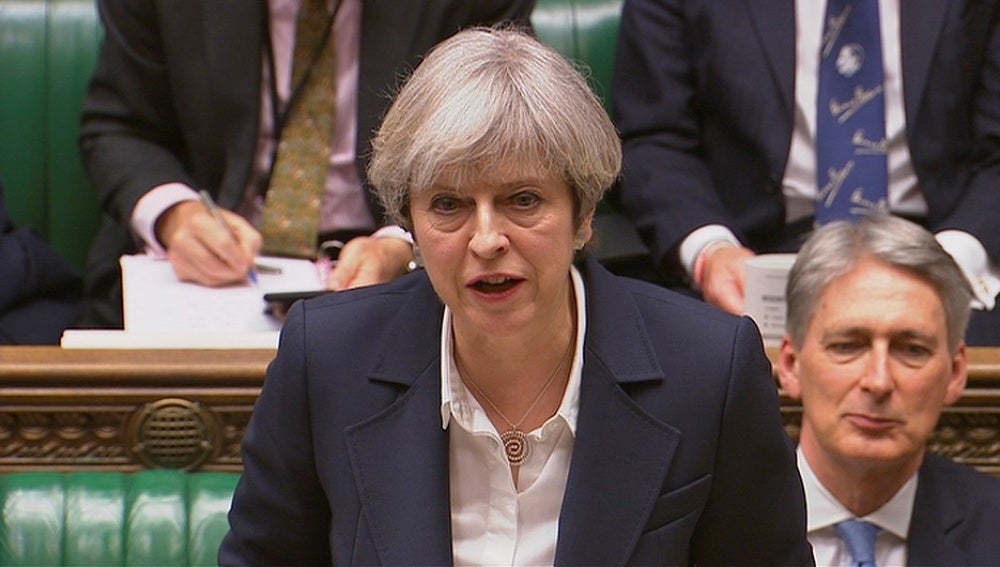 La primera ministra británica, Theresa May