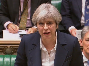 La primera ministra británica, Theresa May