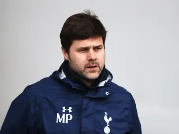 Pochettino en un partido con el Tottenham Pochettino en un partido con el Tottenham