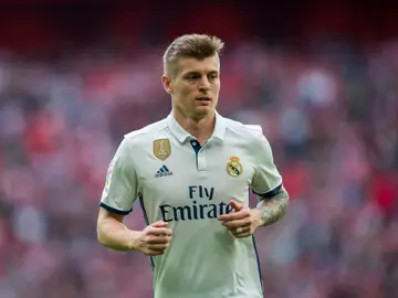Toni Kroos en un partido con el Real Madrid Toni Kroos en un partido con el Real Madrid