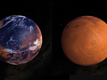 Asi perdio Marte su atmosfera