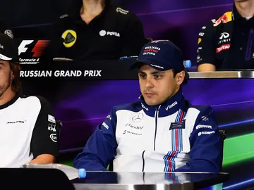 Massa y Alonso, en rueda de prensa Massa y Alonso, en rueda de prensa