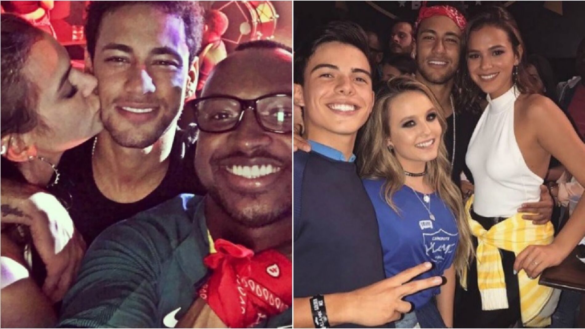 Fiesta de Neymar para celebrar la clasificaci&oacute;n de Brasil para el Mundial