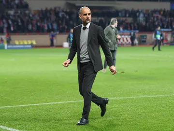 Pep Guardiola en un partido Pep Guardiola en un partido