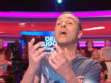 Cristóbal Garrido impresiona al público de '¡Ahora Caigo!' con su espectacular imitación Cristóbal Garrido impresiona al público de '¡Ahora Caigo!' con su espectacular imitación