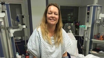 Melissa fue una de las heridas durante el atentado en Londres, donde perdió a su marido