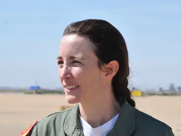 Rosa García-Malea, piloto de la Patrulla Aguila Rosa García-Malea, piloto de la Patrulla Aguila