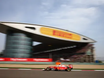 Vettel, en el GP de China de 2016 Vettel, en el GP de China de 2016