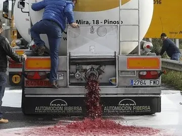 Boicot en Francia al vino español Boicot en Francia al vino español