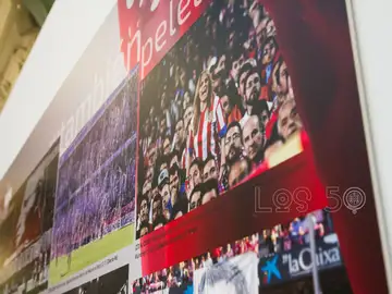 Imagen de la exposición "Del Manzanares al Calderón. 50 años de pasión", abierta al público Imagen de la exposición "Del Manzanares al Calderón. 50 años de pasión", abierta al público