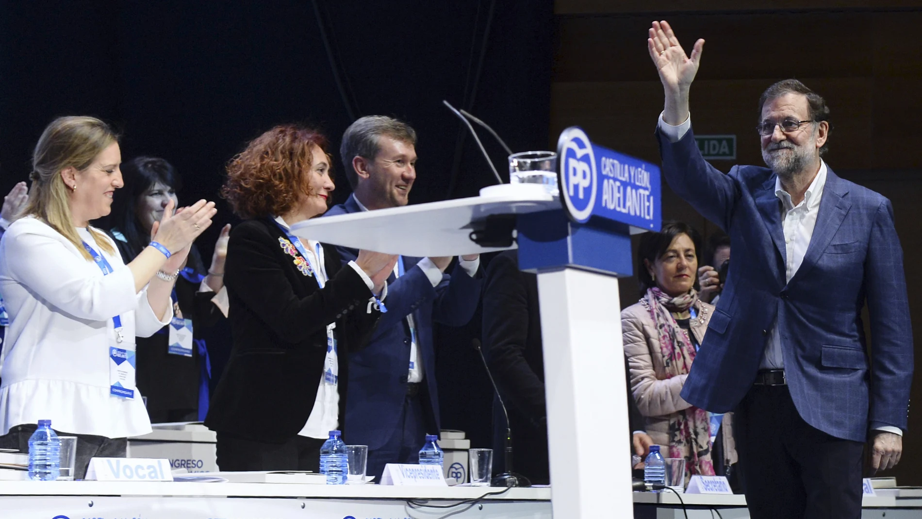 Rajoy, en la clausura del Congreso del PP de Castilla y León Rajoy, en la clausura del Congreso del PP de Castilla y León