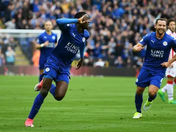Ndidi celebra un gol Ndidi celebra un gol
