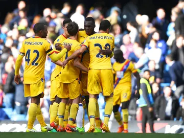 El Crystal Palace celebra un gol El Crystal Palace celebra un gol