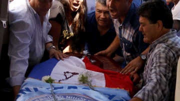 Entierro del dirigente juvenil asesinado en Paraguay