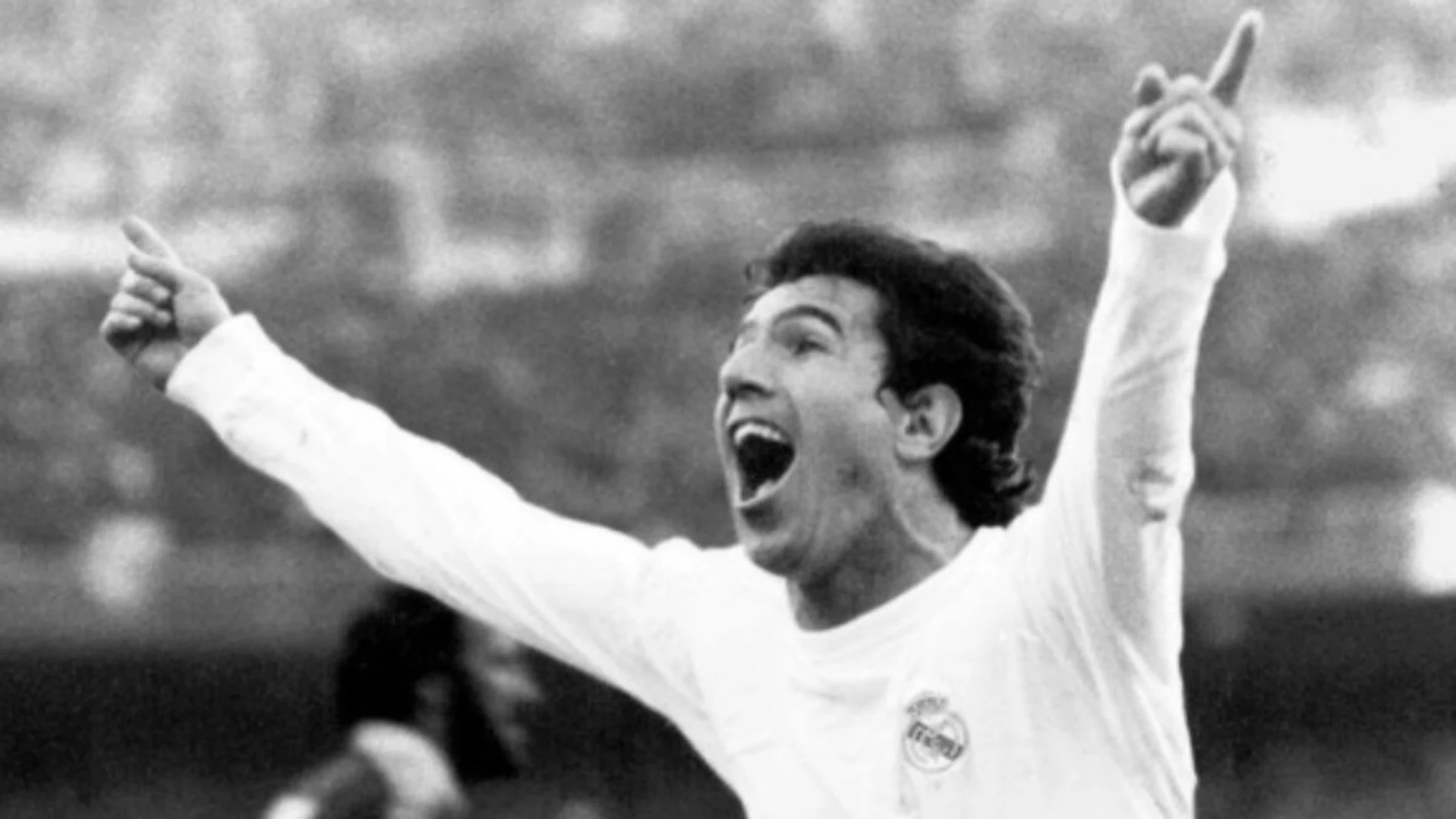 'Juanito' celebra un gol con el Real Madrid 'Juanito' celebra un gol con el Real Madrid