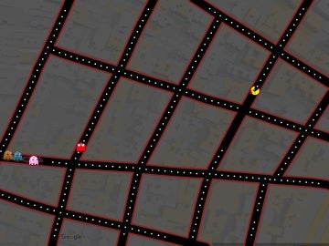 Captura del videojuego de Google Maps