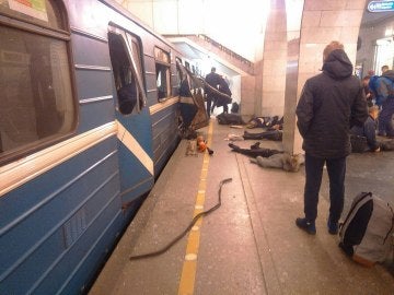 Explosión en el metro de San Petersburgo