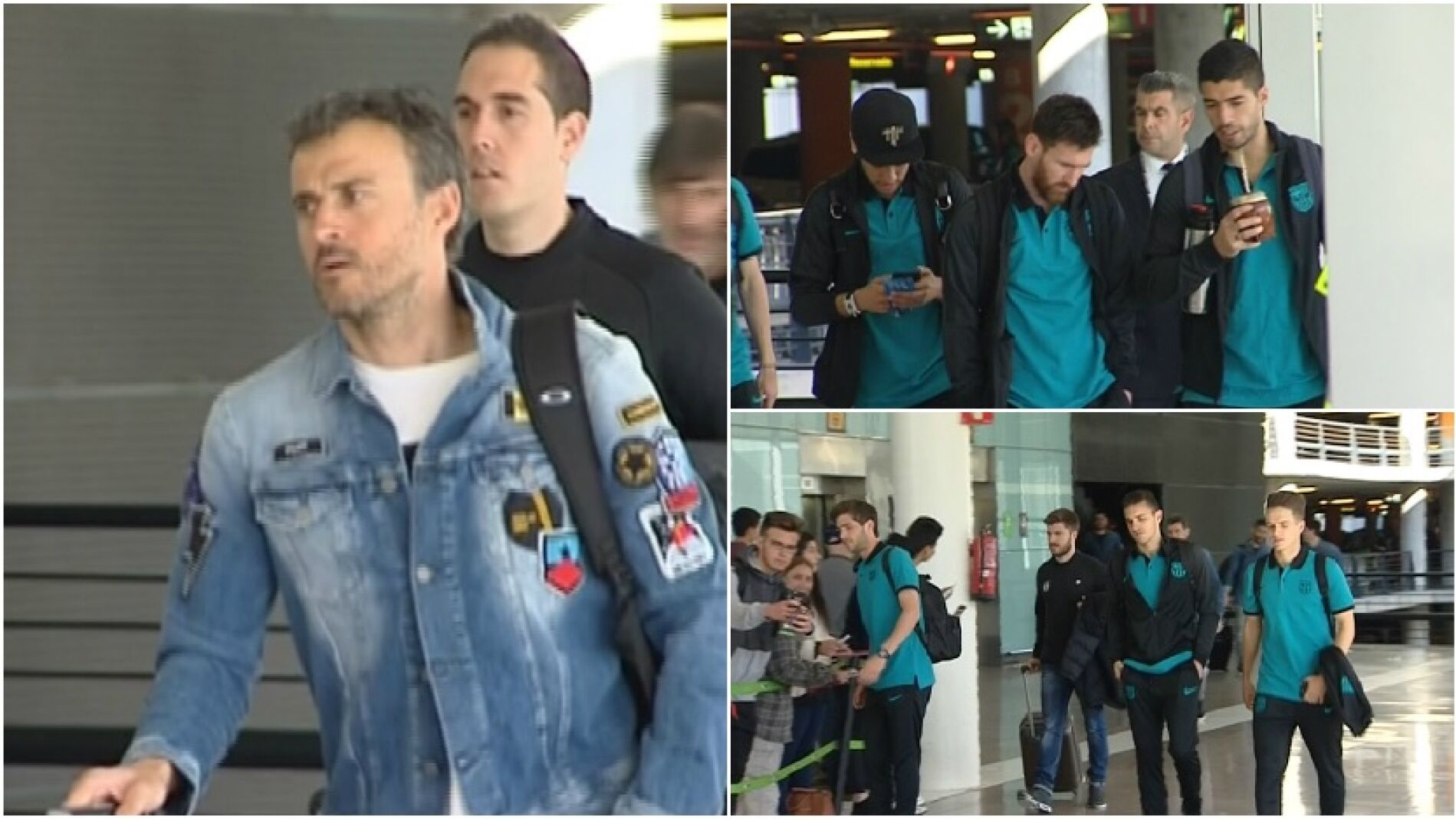 Salida del Barcelona rumbo a Tur&iacute;n
