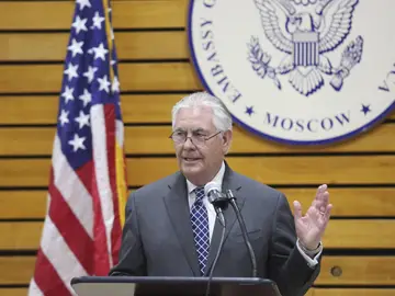 El secretario de Estado de EEUU, Rex Tillerson El secretario de Estado de EEUU, Rex Tillerson
