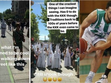Trent Lockett confunció la Semana Santa con el Ku Klux Klan