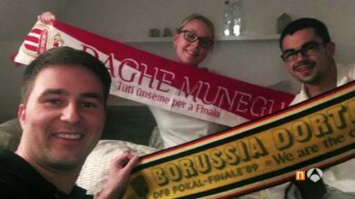 Solidaridad entre aficiones: los hinchas del Dortmund ofrecen alojamiento a los del Mónaco con el hashtag #bedforawayfans