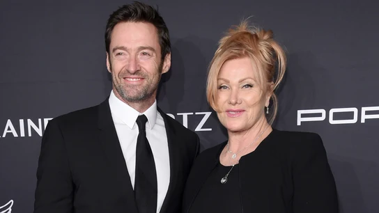 Hugh Jackman y su esposa Deborra-Lee Furness Hugh Jackman y su esposa Deborra-Lee Furness