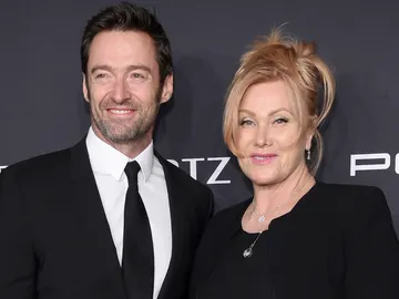 Hugh Jackman y su esposa Deborra-Lee Furness Hugh Jackman y su esposa Deborra-Lee Furness