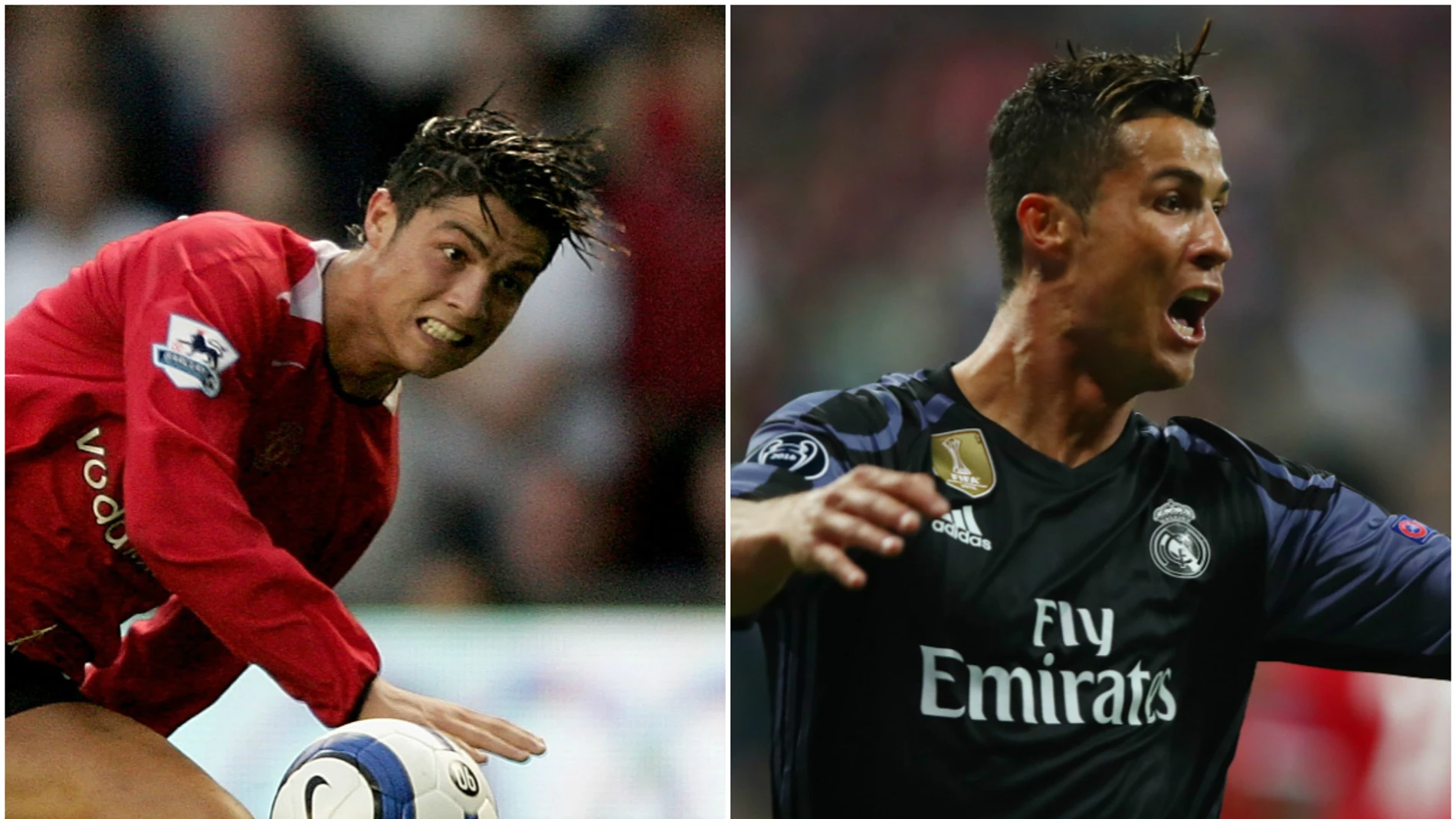Los goles número 1 y 100 de Cristiano Ronaldo en competición europea