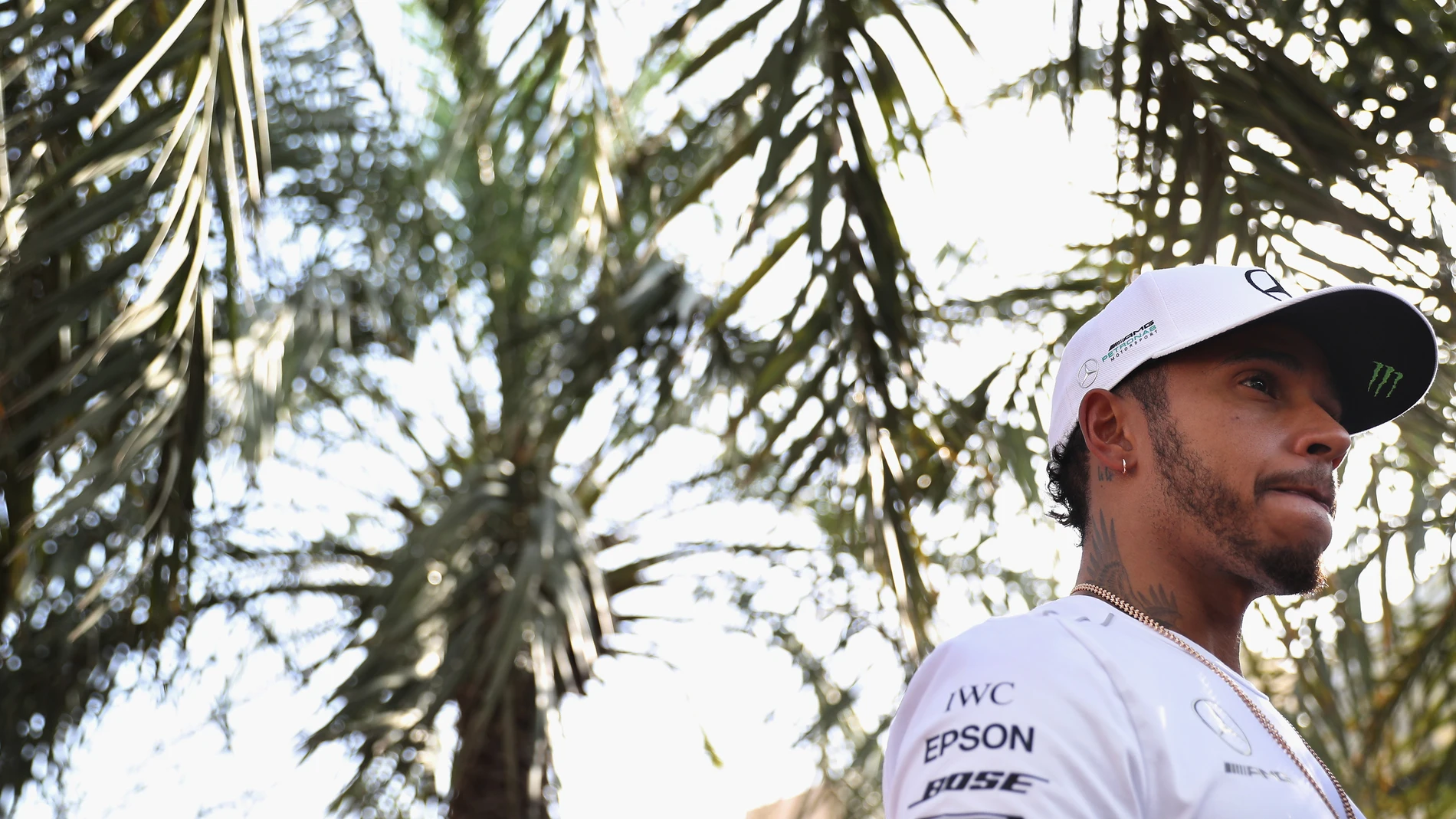 Lewis Hamilton, en el GP de Baréin