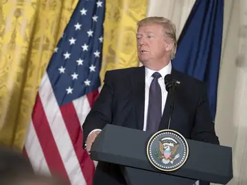 Donald Trump ante los medios Donald Trump ante los medios