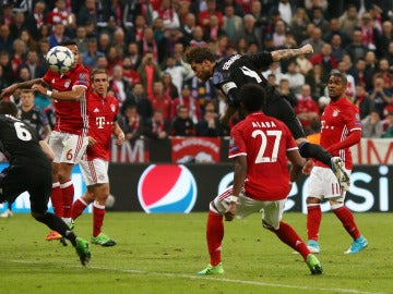 El remate de Ramos ante el Bayern