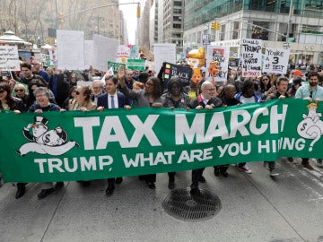 Marcha contra Trump en EEUU
