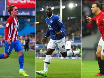 Griezmann, Lukaku e Ibrahimovic Griezmann, Lukaku e Ibrahimovic
