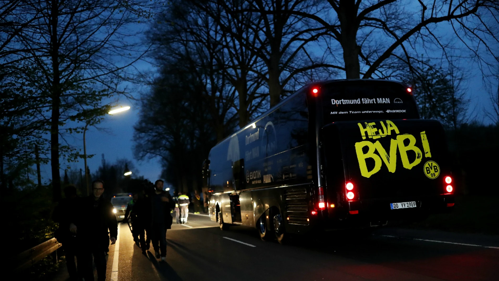 El autobús del Borussia Dortmund