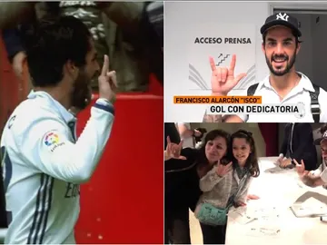 El bonito gesto de Isco con una niña en El Molinón El bonito gesto de Isco con una niña en El Molinón